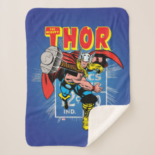 Couverture Sherpa Graphique de prix de bande dessinée Thor Retro