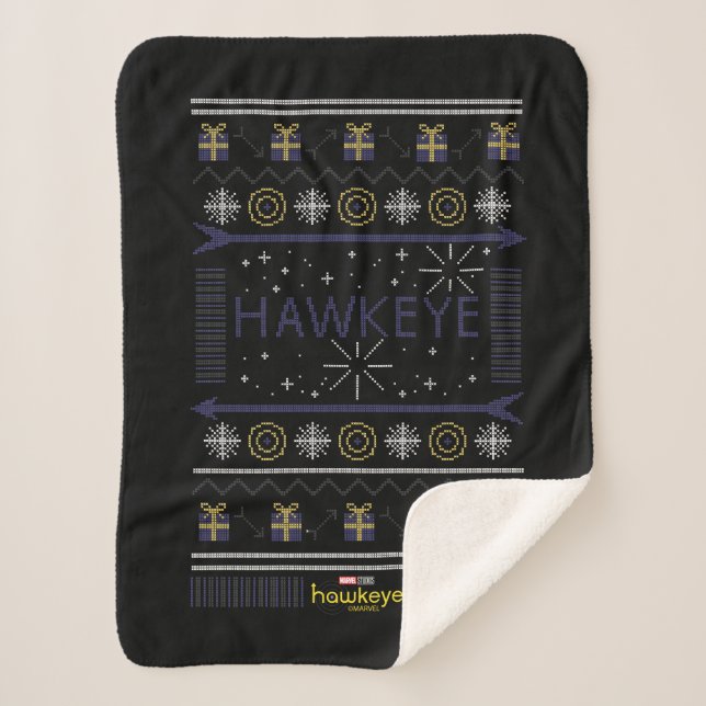 Couverture Sherpa Graphique de vacances hiques Hawkeye (Devant)