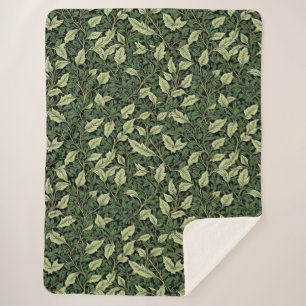 Couverture Sherpa Grappe de vignes dans les nuances de vert