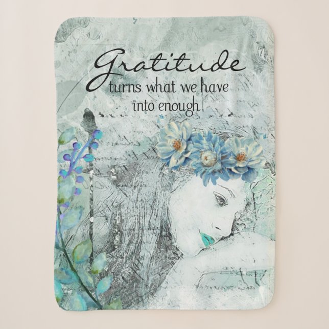 Couverture Sherpa Gratitude (Devant)