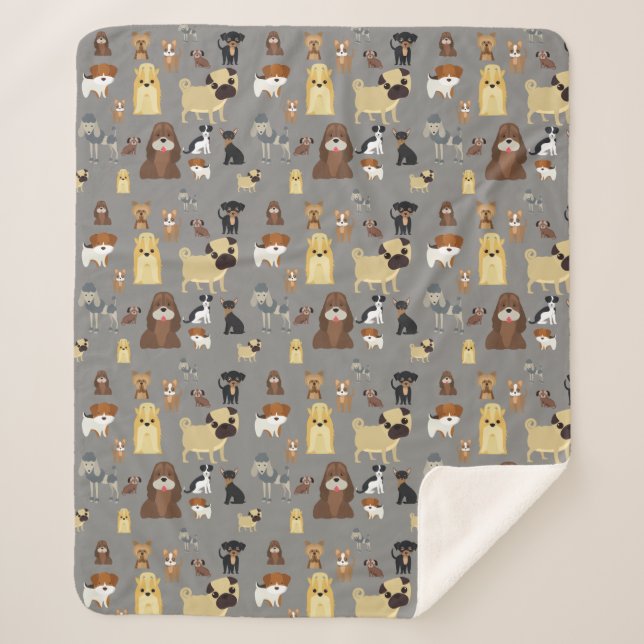 Couverture Sherpa gray backgrounds (Devant)