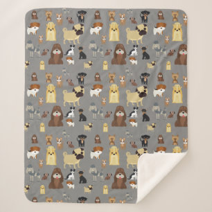 Couverture Sherpa gray backgrounds