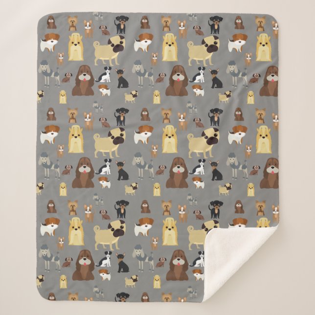 Couverture Sherpa gray backgrounds (Devant)