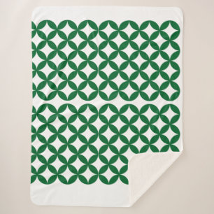 Couverture Sherpa Green Shippo Sherpa Blanket