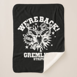 Couverture Sherpa Gremlins   Stripe Nous sommes de retour