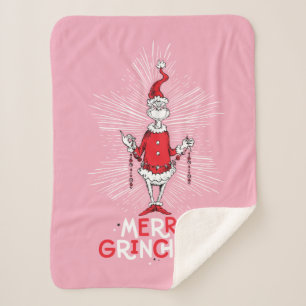 Couverture Sherpa Grille   Joyeux Grinchmas