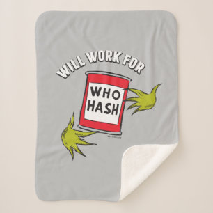 Couverture Sherpa Grinch classique Fonctionnera pour le devis de h