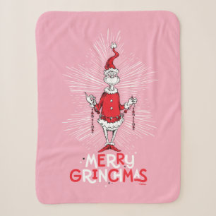 Couverture Sherpa Grinch Joyeux Grinchmas