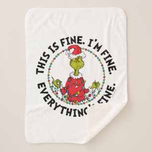 Couverture Sherpa Grinch Tout va bien