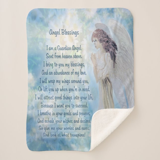 Couverture Sherpa Guardian Angel Blanket (Devant)