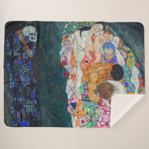 Couverture Sherpa Gustav Klimt - Mort et vie