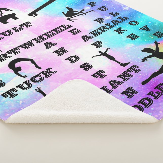 Couverture Sherpa Gymnastique Mot de passe Hologramme Filles Sherpa  (3/4)