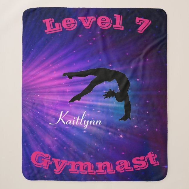 Couverture Sherpa Gymnastique Niveau 7 Démarrage - Nom/Niveau person (Devant)