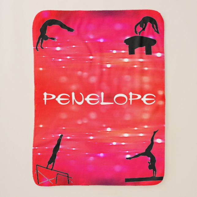 Couverture Sherpa Gymnastique personnalisée Sherpa Blanket (Devant)