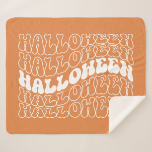 Couverture Sherpa Halloween