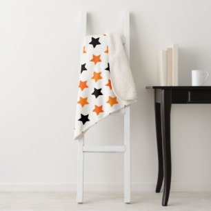 Couverture Sherpa Halloween Stars Sherpa Blanket