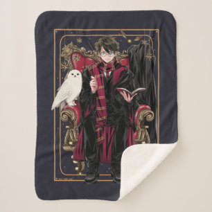 Couverture Sherpa HARRY POTTER™ Anime HARRY POTTER™ assis