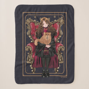 Couverture Sherpa HARRY POTTER™   Anime Hermione Granger assis