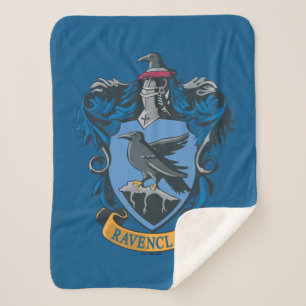 Couverture Sherpa Harry Potter Blason de la maison Serdaigle