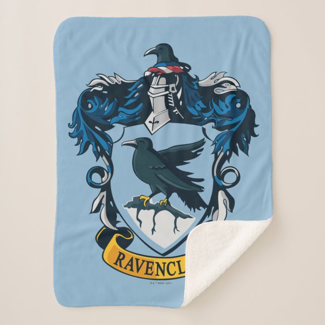 Couverture Sherpa Harry Potter  | Blason gothique de Serdaigle (Devant)
