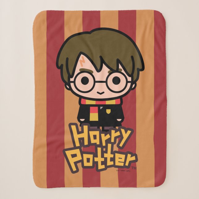Couverture Sherpa Harry Potter Cartoon Caractère Art (Devant)