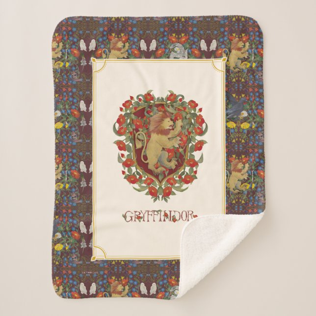 Couverture Sherpa HARRY POTTER™ | Crête GRYFFINDOR™ (Devant)