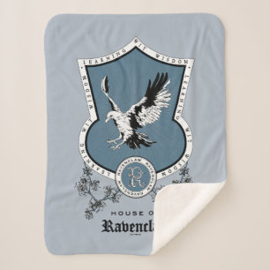 Couverture Sherpa HARRY POTTER™   Délicat croquis RAVENCLAW™ Crest
