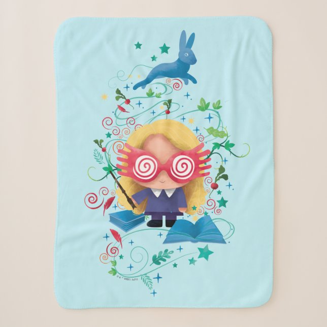 Couverture Sherpa Harry Potter | Luna Lovegood Graphic (Devant)