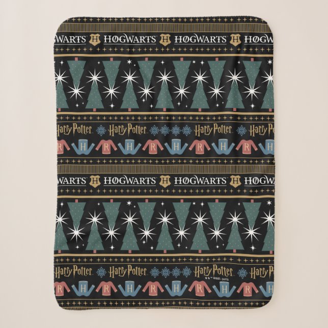 Couverture Sherpa HARRY POTTER™ Motif de sueur de vacances (Devant)