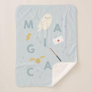 Couverture Sherpa Hedwigh "magique" typographie graphique