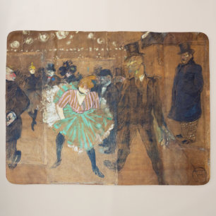 Couverture Sherpa Henri de Toulouse-Lautrec - Danse à la Rouge