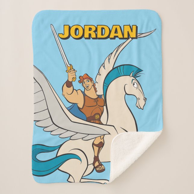Couverture Sherpa Hercules Riding Pegasus Sherpa Blanket (Devant)
