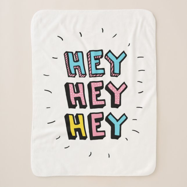 Couverture Sherpa Hey Hey (Devant)