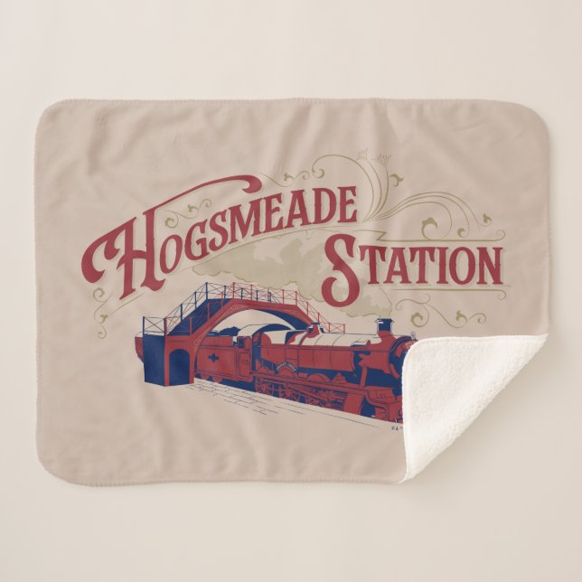 Couverture Sherpa HOGSMEADE Station Vintage Graphisme (Devant (Horizontal))