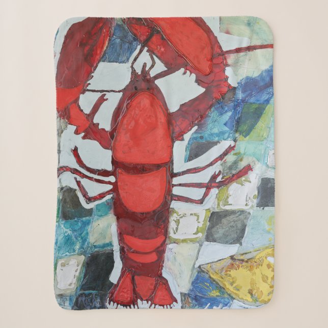 Couverture Sherpa Homard du Maine (Devant)