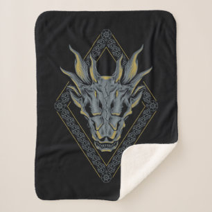 Couverture Sherpa HOUSE of the Dragon   Skull Diamond Crest