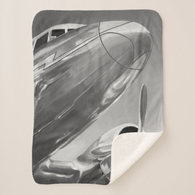 Couverture Sherpa Icône de l'aviation : Vue de fermeture (Devant)