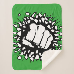 Couverture Sherpa Icône Hulk