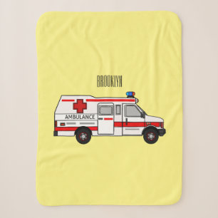 Couverture Sherpa Illustration d'ambulance