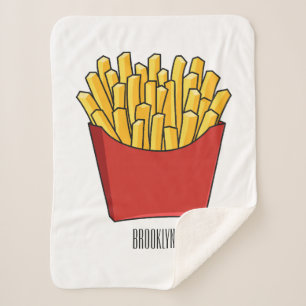 Couverture Sherpa illustration de bande dessinée de frites
