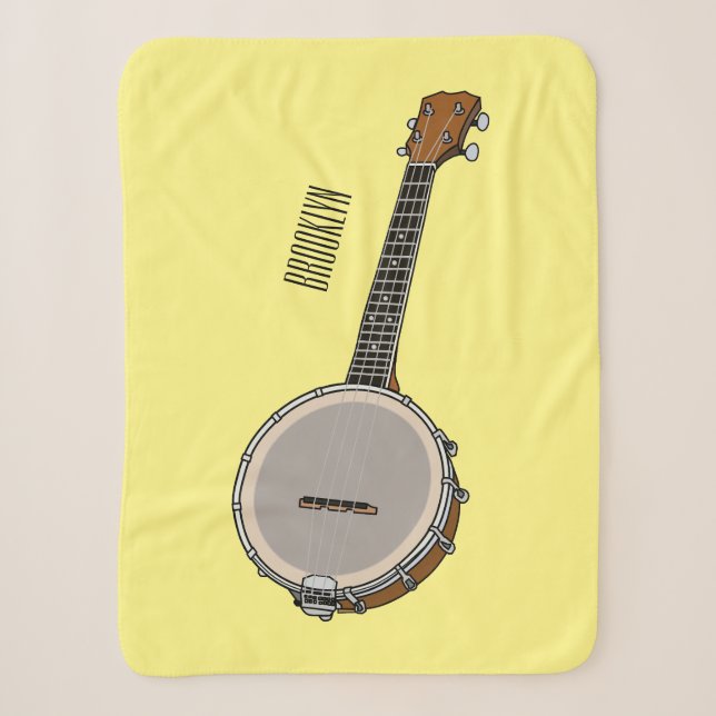 Couverture Sherpa Illustration de Banjo (Devant)