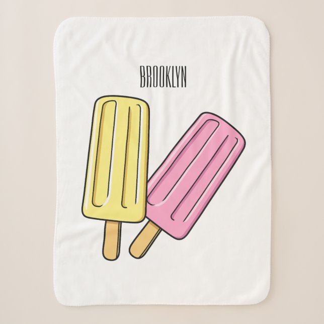 Couverture Sherpa Illustration de Ice pop (Devant)