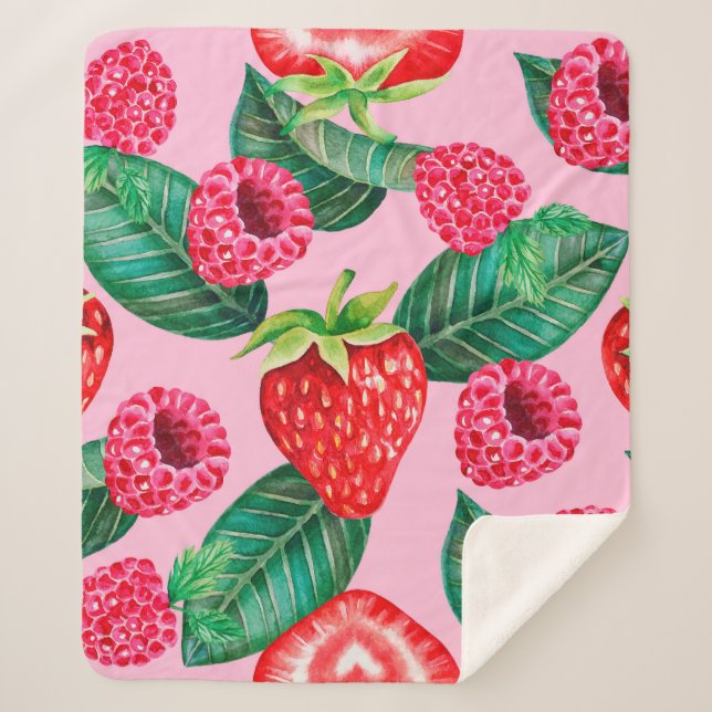 Couverture Sherpa Illustration de l'aquarelle dessinée à la main mot (Devant)