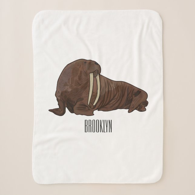 Couverture Sherpa Illustration de Walrus (Devant)