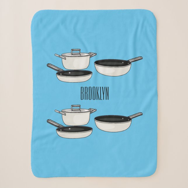Couverture Sherpa Illustration des jeux de cuisine (Devant)