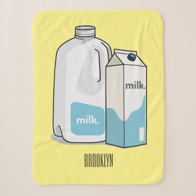 Couverture Sherpa Illustration du lait (Devant)