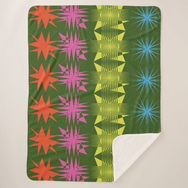 Couverture Sherpa Illustration Zigzag  (Devant)