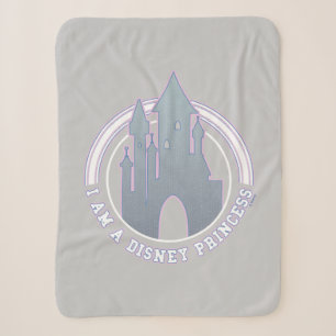Couverture Sherpa "I'm A Disney Princess" Castle Graphic