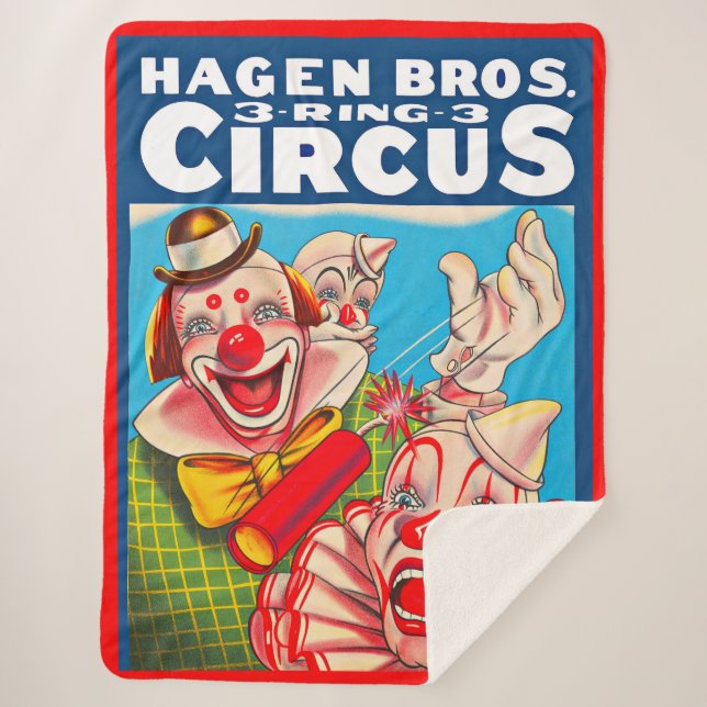 Couverture Sherpa Impression de l'affiche Hagen Brothers Circus dans (Devant)