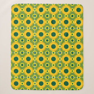 Couverture Sherpa imprimé de tournesol